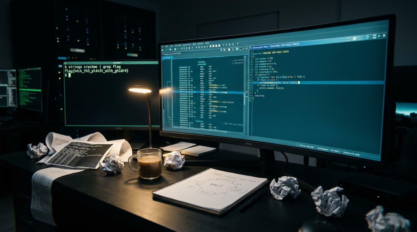 Реверс-инжиниринг в Ghidra: разбираем crackme