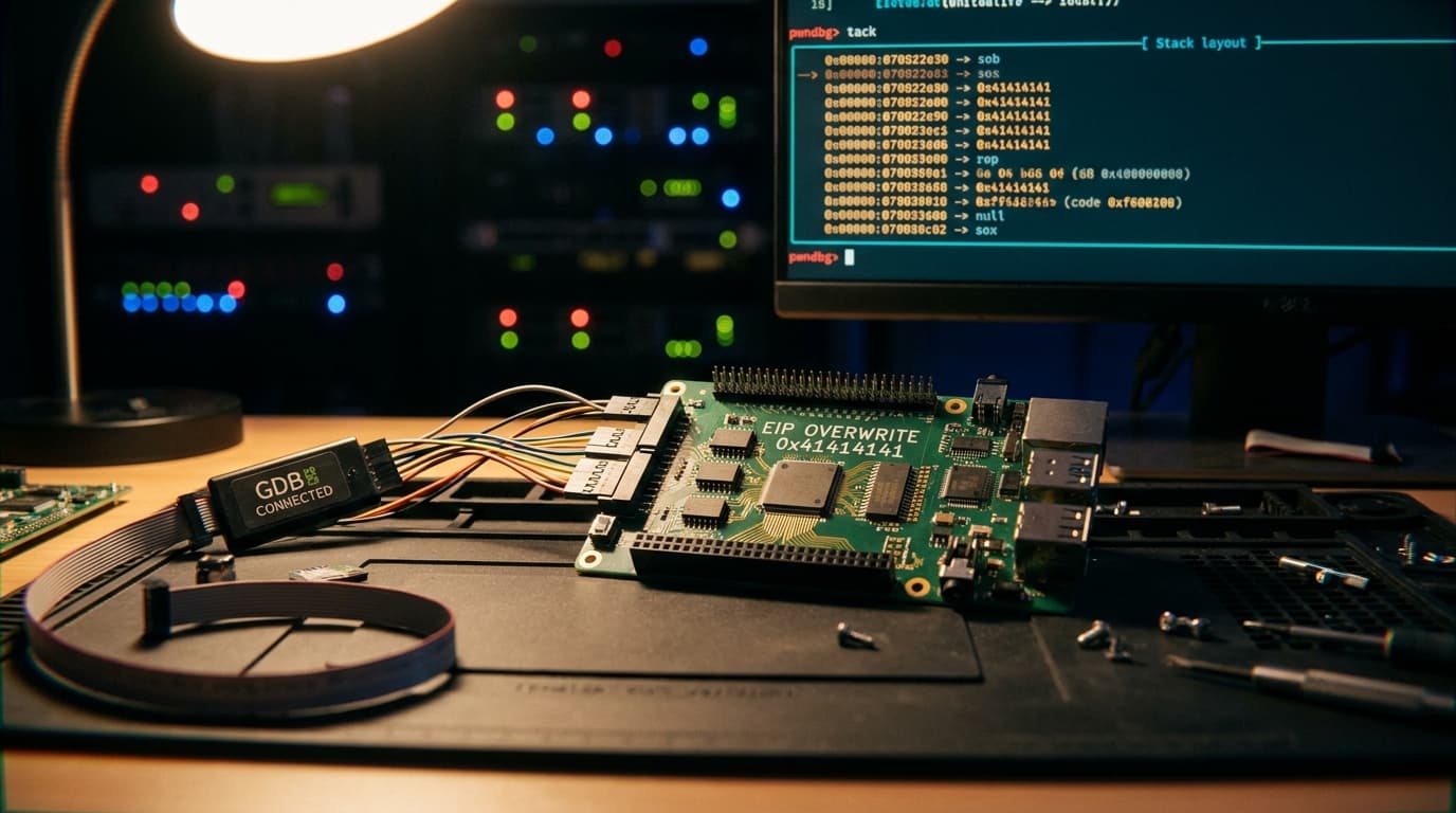 Переполнение буфера в pwn: стек, регистры и первый эксплойт под GDB