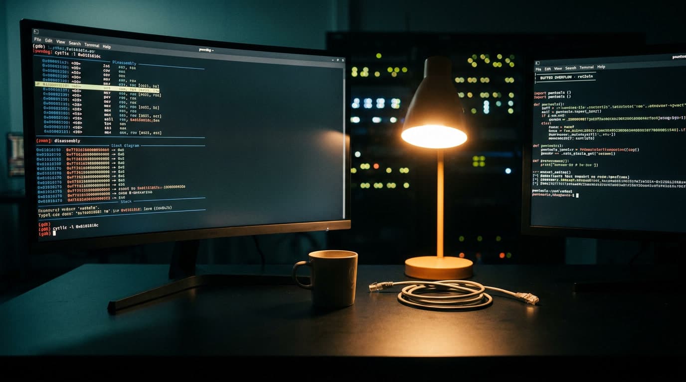 Buffer Overflow для начинающих: от переполнения стека до shell в CTF-задаче с pwntools