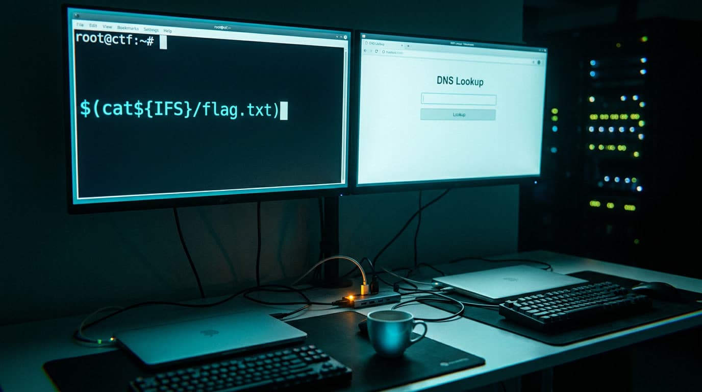 Command injection эксплуатация в CTF-тасках
