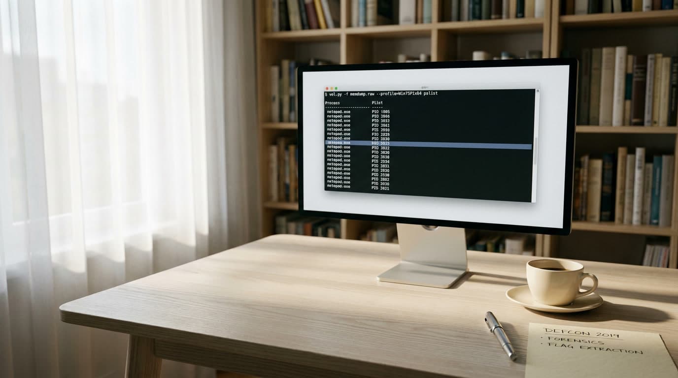 Анализ дампа памяти Volatility: от первого запуска до флага в forensics-задаче CTF