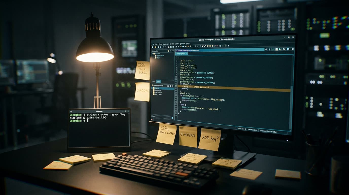 Реверс-инжиниринг в Ghidra для начинающих: разбираем первый crackme пошагово