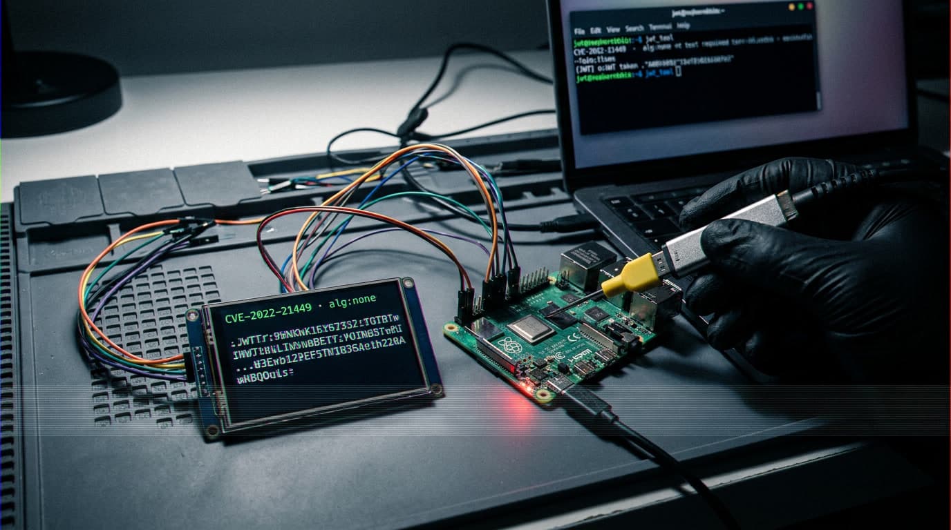 JWT атаки CTF: алгоритм none, подмена ключа и брутфорс секрета с jwt_tool и CyberChef