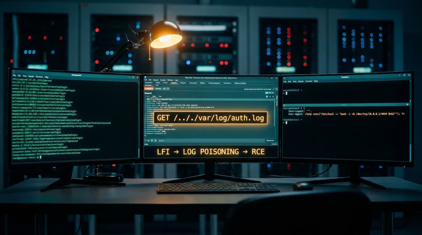 LFI уязвимость CTF: от /etc/passwd до RCE