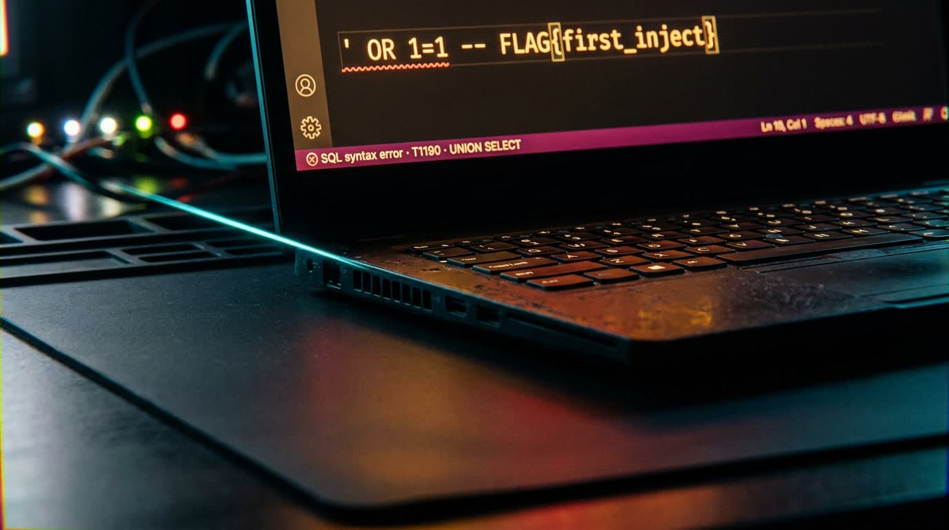 SQL-инъекция для начинающих: от теории к первому флагу на практике